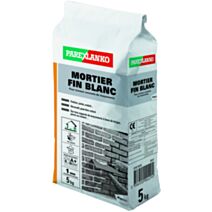 Mortier fin blanc 5kg - PAREXLANKO